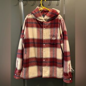 Kith plaid hooded ginza flannel jacket